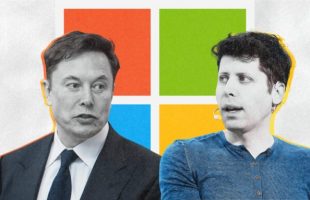 Elon Musk et Sam Altman. // Source : Microsoft 