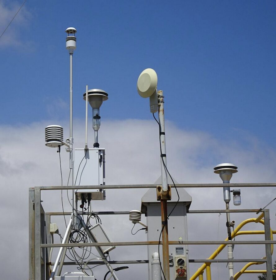Exemple de station de mesure officielle de la qualit&eacute; de l&rsquo;air