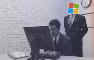 Microsoft FBI // Source : Montage Numerama