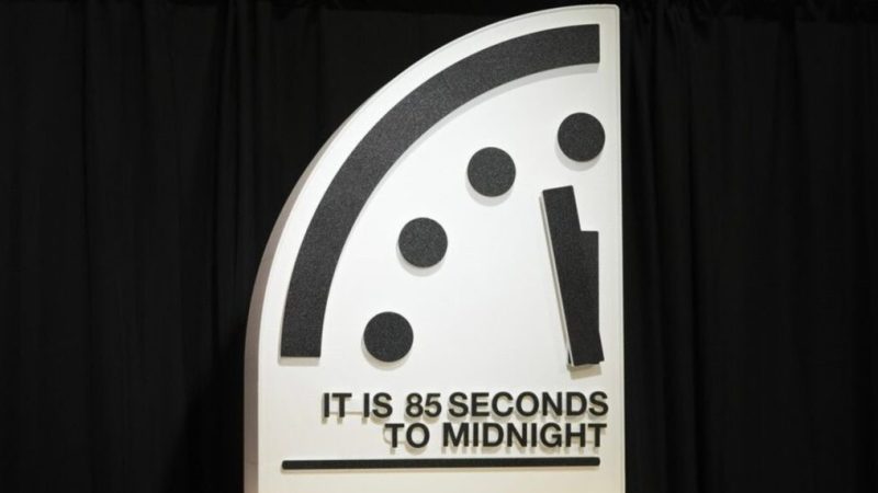 Horloge de l&rsquo;Apocalypse 2026&nbsp;: il ne reste que 85 secondes avant minuit