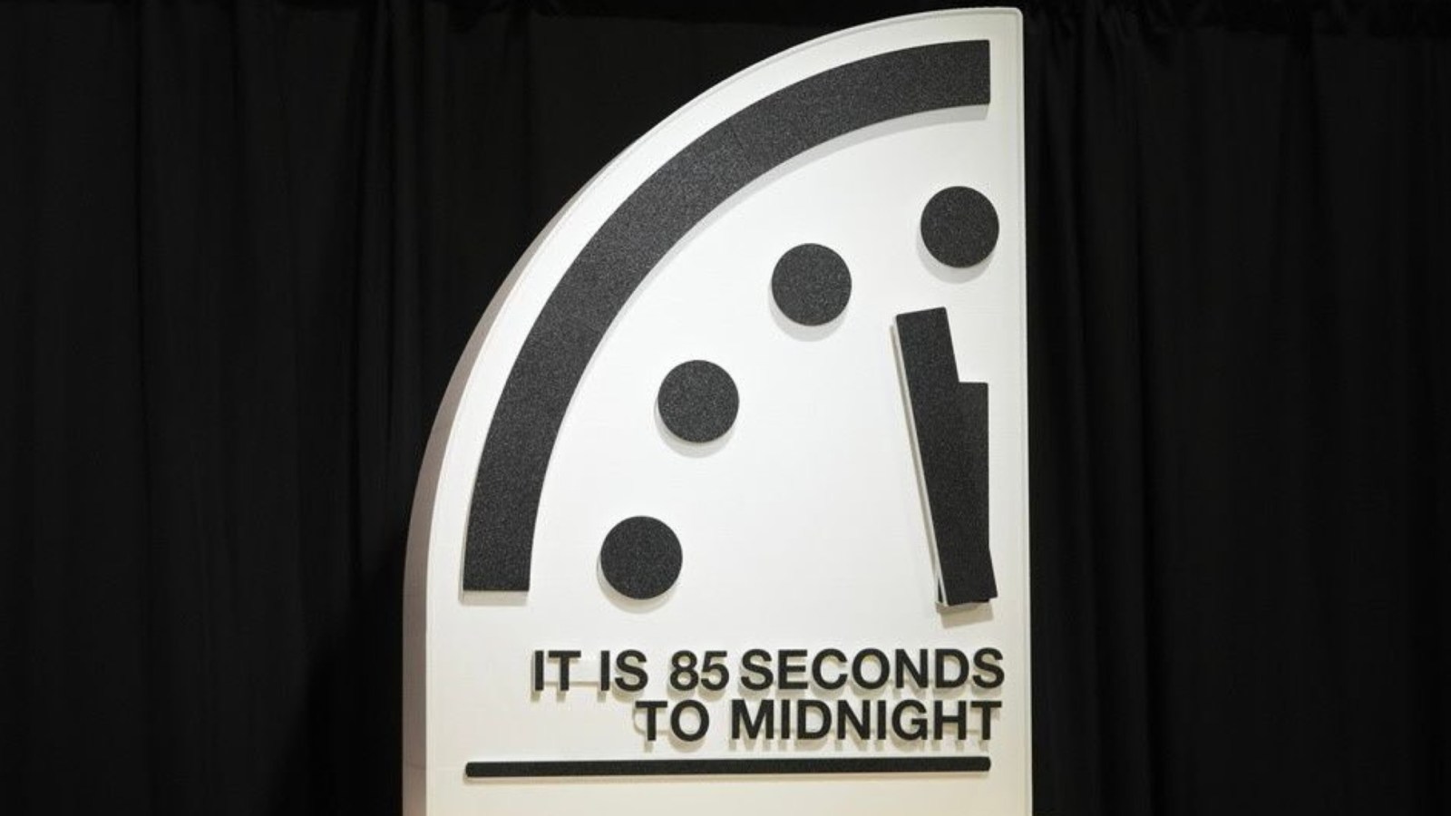 Horloge de l’Apocalypse 2026 : il ne reste que 85 secondes avant minuit