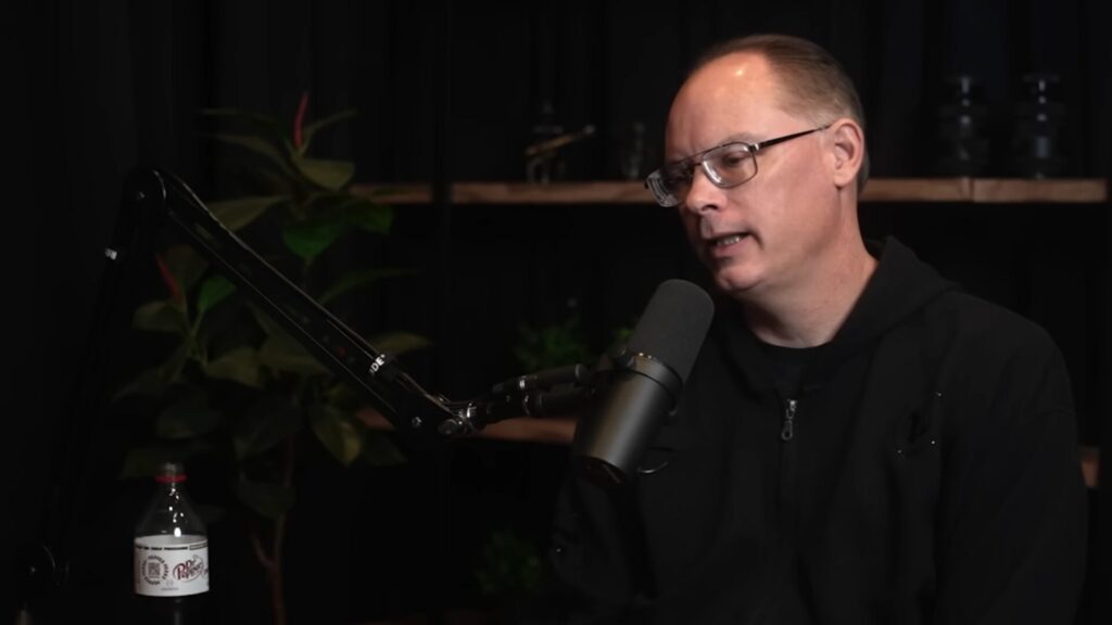 Tim Sweeney, fondateur et patron d'Epic Games. // Source : Lex Fridman