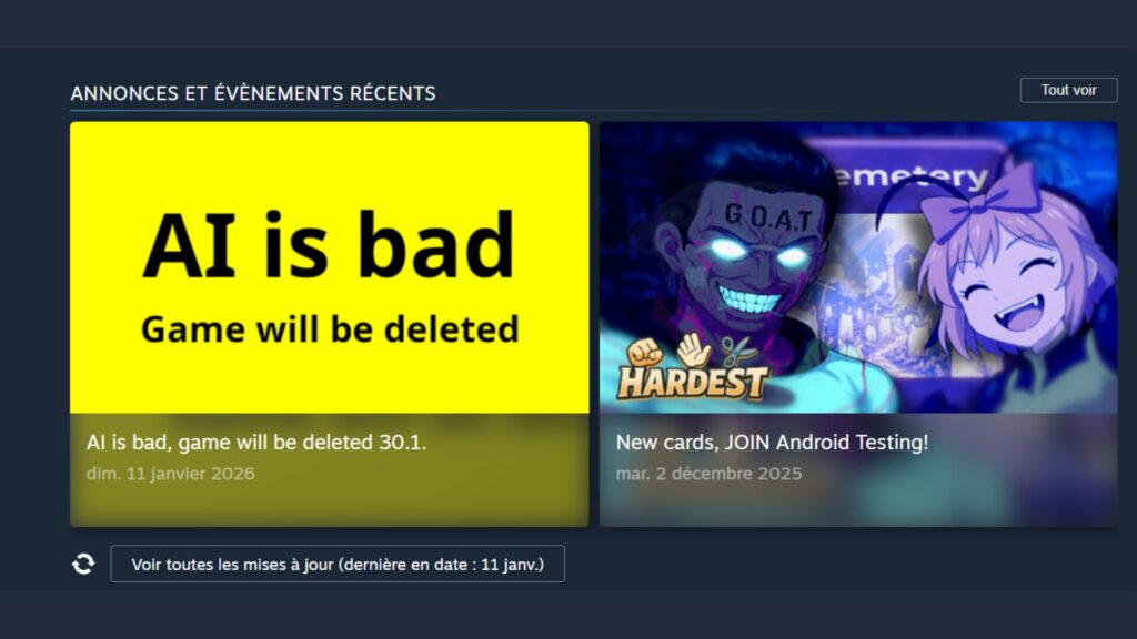 Une trag&eacute;dieenplusieurs actes // Source : Steam