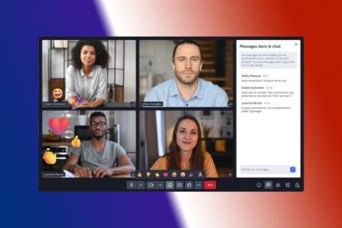 Visio, le logiciel souverain français pour les appels vidéo. // Source : Numerama