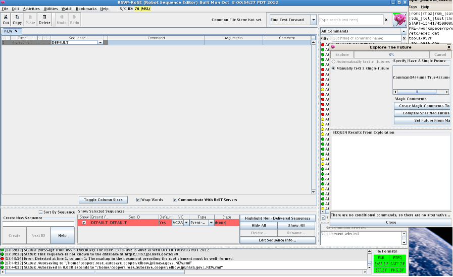 L'interface de programmation des rovers de la Nasa // Source : JPL / Nasa