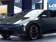 La nouvelle Kia EV GT au Salon de Bruxelles. // Source : Kia