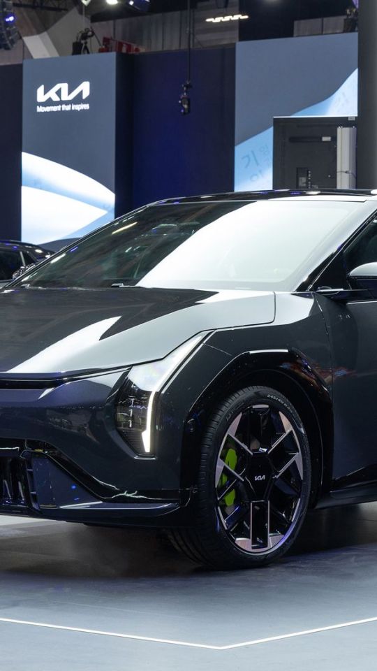 La nouvelle Kia EV GT au Salon de Bruxelles. // Source : Kia