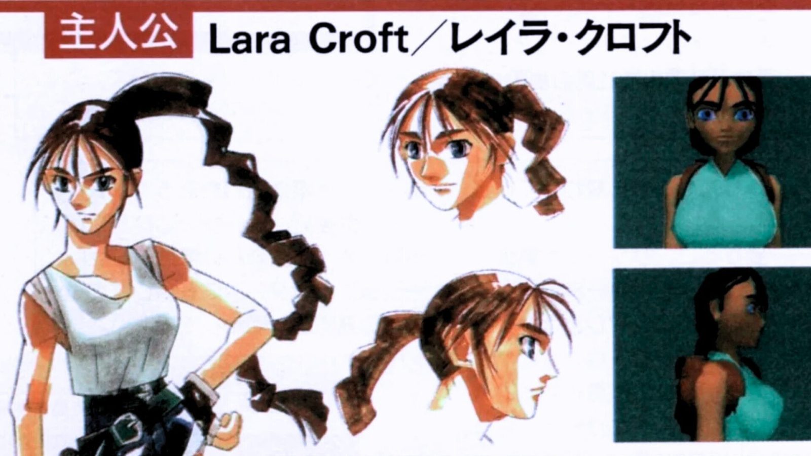 « De grands yeux, une grande tête », Lara Croft aurait pu avoir une apparence très différente au Japon