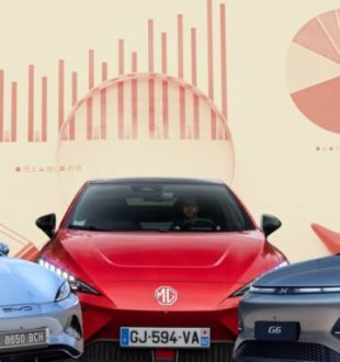 Marché de la voiture électrique chinoise. // Source : Montage Numerama avec Canva Marché de la voiture électrique chinoise. // Source : Montage Numerama avec Canva