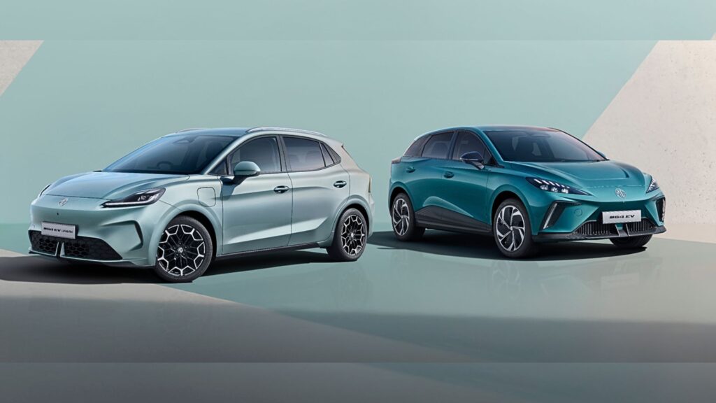 Les nouvelles MG4 &eacute;lectriques // Source : MG Motor