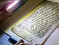 Une portion du palimpseste d'Hipparque. Source : Jacqueline Ramseyer Orrell/SLAC National Accelerator Laboratory 