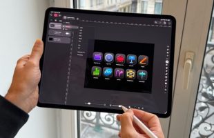 Pixelmator Pro sur iPad Pro. // Source : Numerama