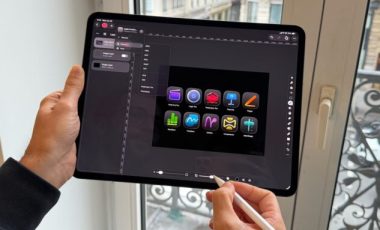 Pixelmator Pro sur iPad Pro. // Source : Numerama