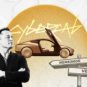 Elon Musk et le Cybercab // Source : Montage Numerama avec Canva