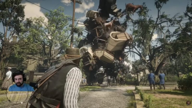 Quelqu&rsquo;un a transformé Red Dead Redemption 2 en Katamari et c&rsquo;est fantastique