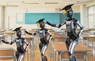 La Chine a ouvert des écoles pour entrainer ses robots humanoïdes. // Source : AgiBot / Numerama
