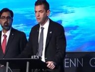 Amit Kshatriya et Jared Isaacman en conférence de presse pour la Nasa. Capture d'écran Nasa