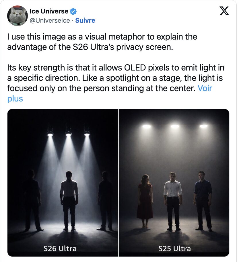L'explication d'Ice Universe sur X.