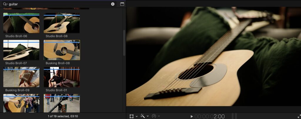 La reconnaissance visuelle de Final Cut Pro peut &ecirc;tre capricieuse : il faut laisser au mod&egrave;le le temps d'analyser les images.