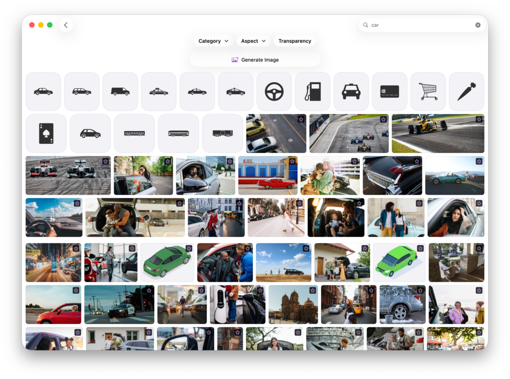 En recherchant "voiture", on tombe sur des centaines d'illustrations. En recherchant "voiture", on tombe sur des centaines d'illustrations.