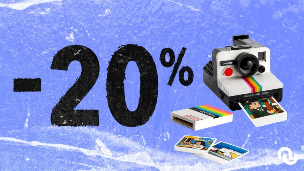 Lego Appareil Photo Polaroid OneStep SX-70 // Source : Montage Numerama Lego Appareil Photo Polaroid OneStep SX-70 // Source : Montage Numerama