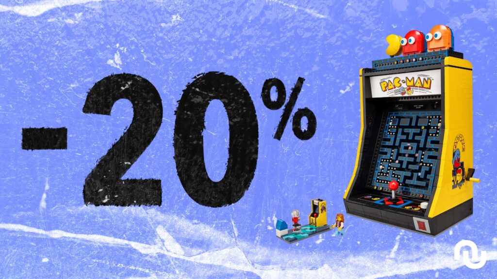 Lego Jeu d’Arcade Pac-Mac // Source : Montage Numerama Lego Jeu d’Arcade Pac-Mac // Source : Montage Numerama