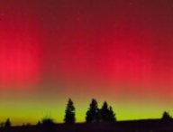 Aurores boréales vues en France. // Source : Via Info-Climat (photo recadrée)