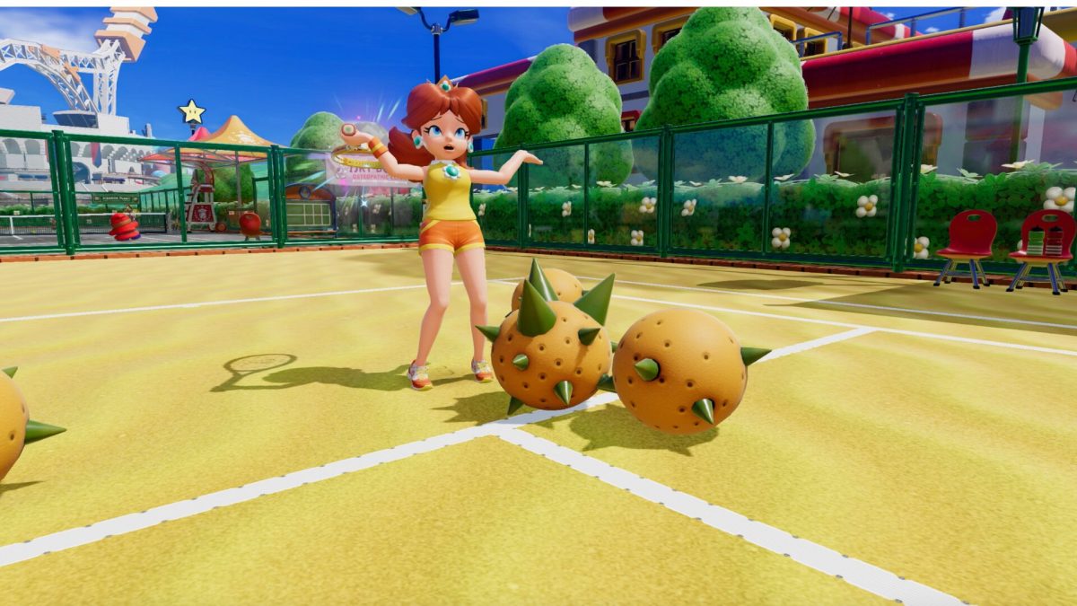 Daisy sur Mario Tennis Fever. // Source : Nintendo 