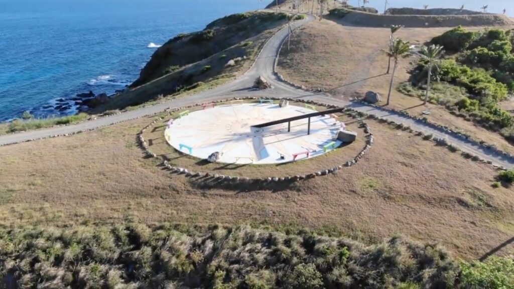 Le cadran solaire, film&eacute; par drone et publi&eacute; sur YouTube. // Source : Mente Alternativa