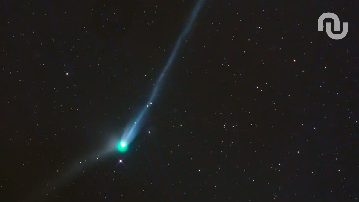 La comète Wierzchoś vue depuis la Namibie