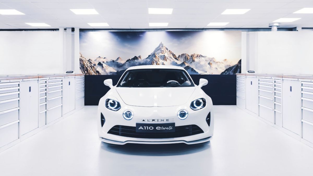 Le prototype d'Alpine électrique E-ternité de 2022. // Source : Alpine