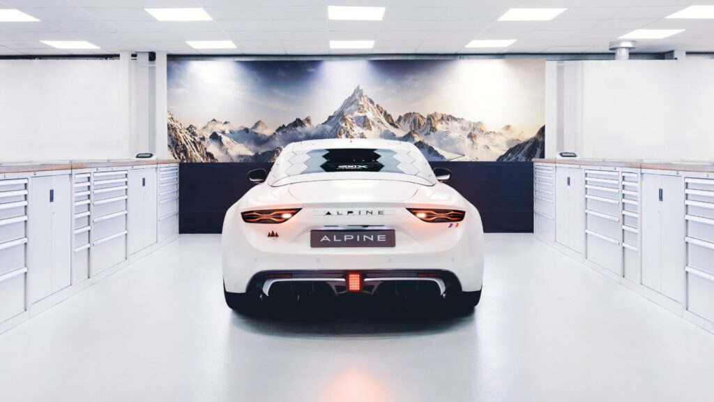 Le prototype d'Alpine &eacute;lectrique E-ternit&eacute; de 2022. // Source : Alpine