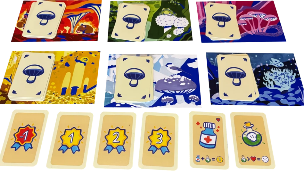 Que cache chaque champignon ? // Source : Sébastien Goetz pour Numerama