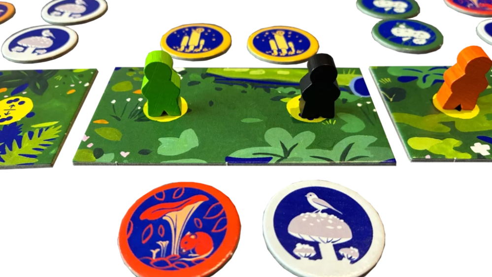 Le pion noir a constitué les deux lots, le vert choisit en premier. // Source : Sébastien Goetz pour Numerama