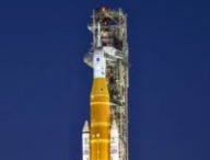 La fusée SLS. // Source : Flickr/CC/Nasa (photo modifiée)