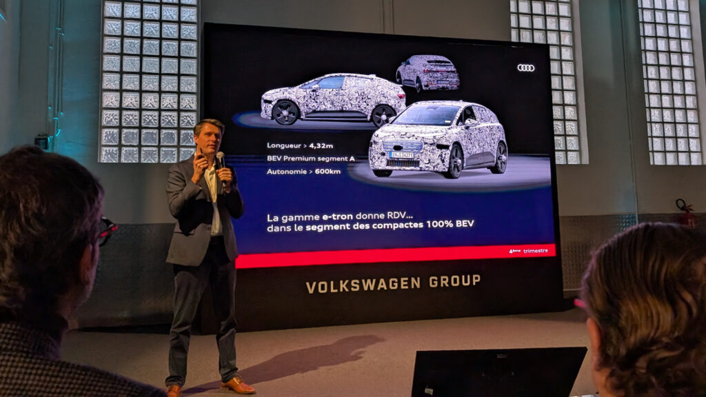 Audi pr&eacute;pare une nouveaut&eacute; &eacute;lectrique pour 2026 // Source : Raphaelle Baut pour Numerama