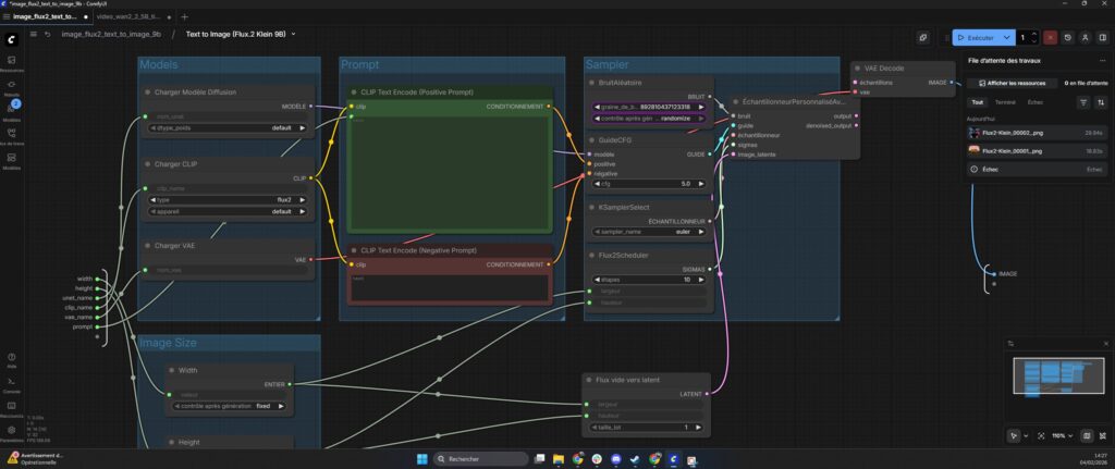Avant de lancer la génération d'une image, prenez le temps d'aller réduire le nombre d'étape pour économiser du temps et des ressources // Source : Humanoid XP