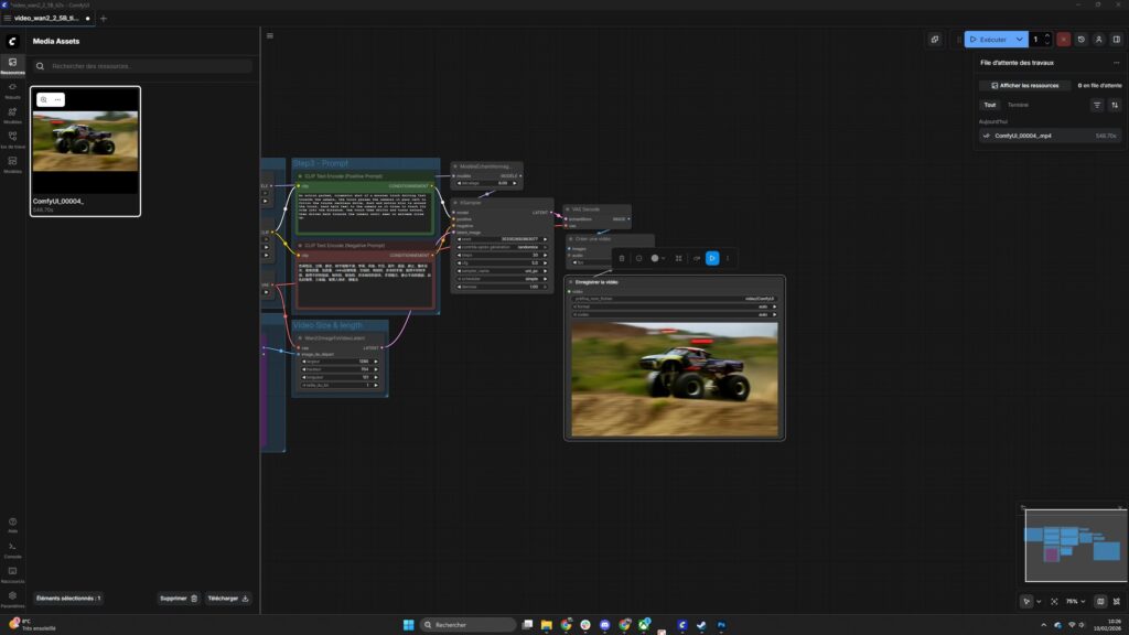 Il est possible d'obtenir des vidéos convaincantes avec des prompts assez simples // Source : Humanoid XP
