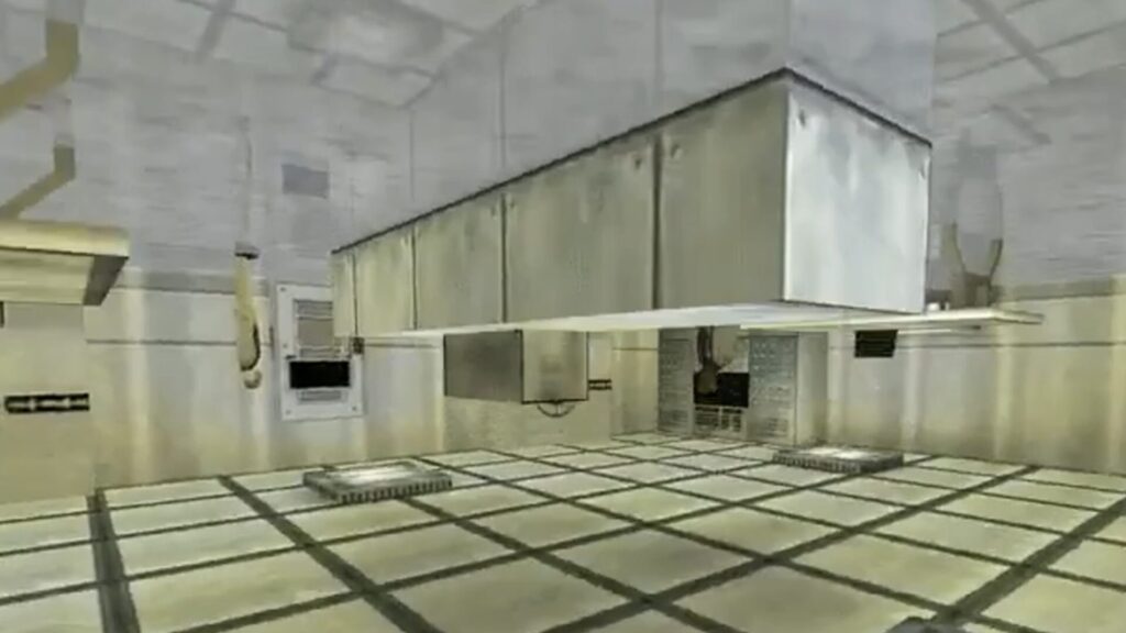 L'environnement est reproduit sous un sol transparent // Source : Bluesky