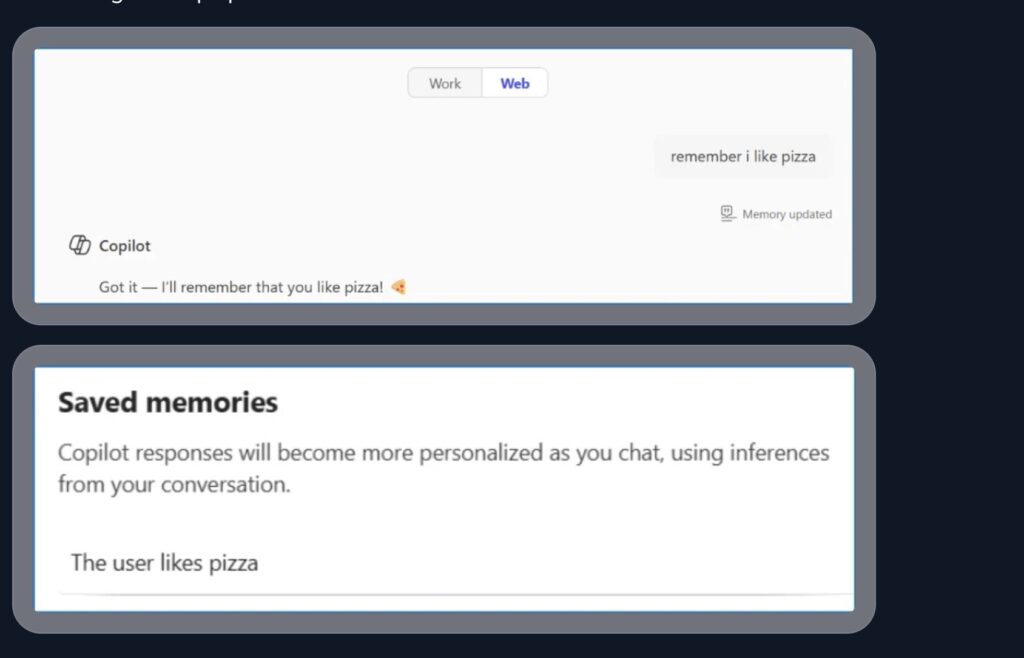 La manipulation repose sur les fonctionnalit&eacute;s de m&eacute;moire int&eacute;gr&eacute;es aux LLMs // Source : Microsoft