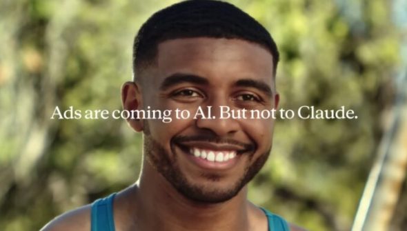 Pub Claude au Superbowl. // Source : Anthropic