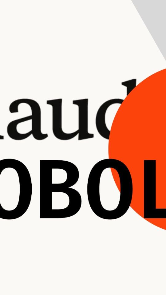 Claude et le COBOL // Source : Montage Numerama