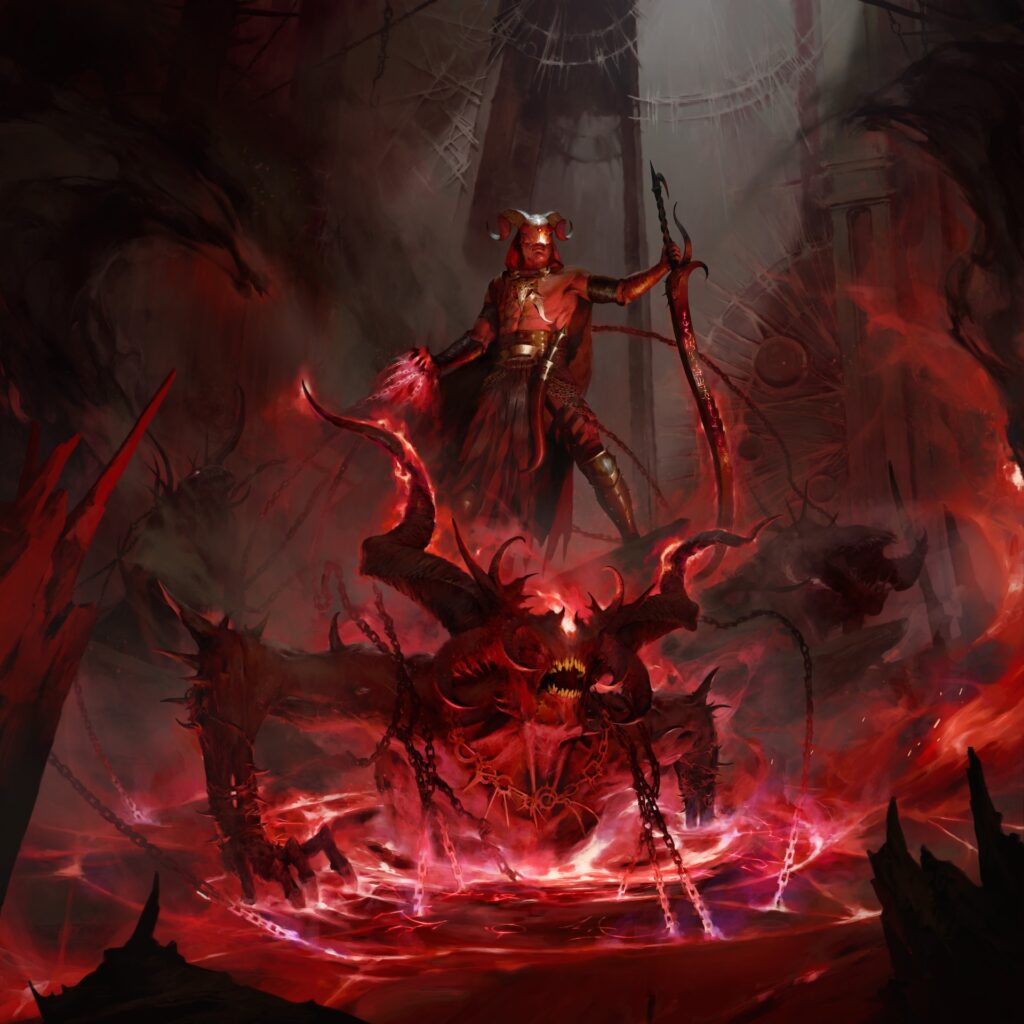 Le D&eacute;moniste dans Diablo 4 // Source : Blizzard Entertainment