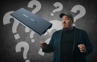 Donut Lab et sa batterie solide // Source : Montage Numerama Donut Lab et sa batterie solide // Source : Montage Numerama