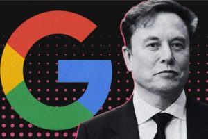 Google et Elon Musk. // Source : Numerama