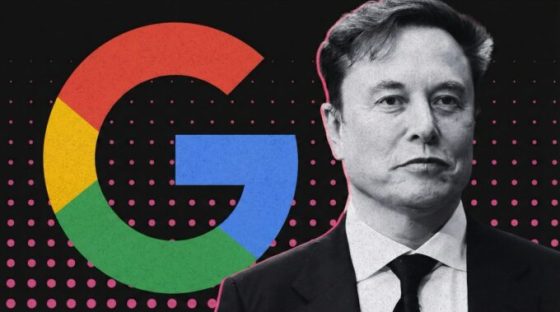 Google et Elon Musk. // Source : Numerama