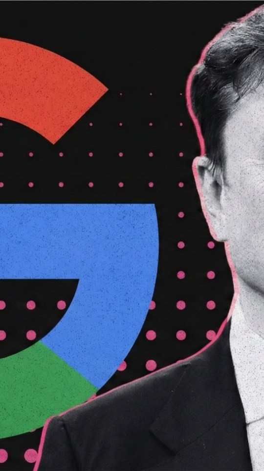 Google et Elon Musk. // Source : Numerama