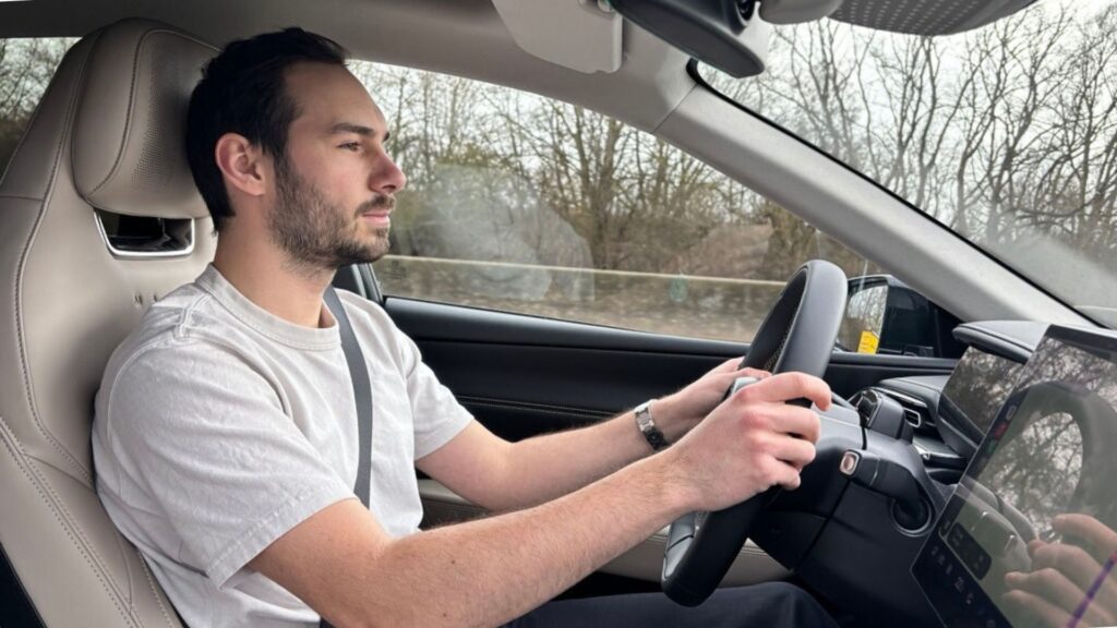 La Mazda 6e à l'essai // Source : Robin San Vicente pour Numerama