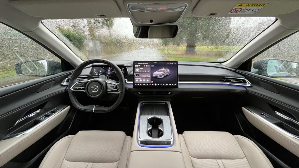 La Mazda 6e à l'essai // Source : Robin San Vicente pour Numerama