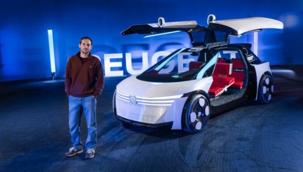 On a essayé la direction « steer-by-wire » du concept Peugeot Polygon. // Source : Gabriel Bascou pour Numerama On a essayé la direction « steer-by-wire » du concept Peugeot Polygon. // Source : Gabriel Bascou pour Numerama